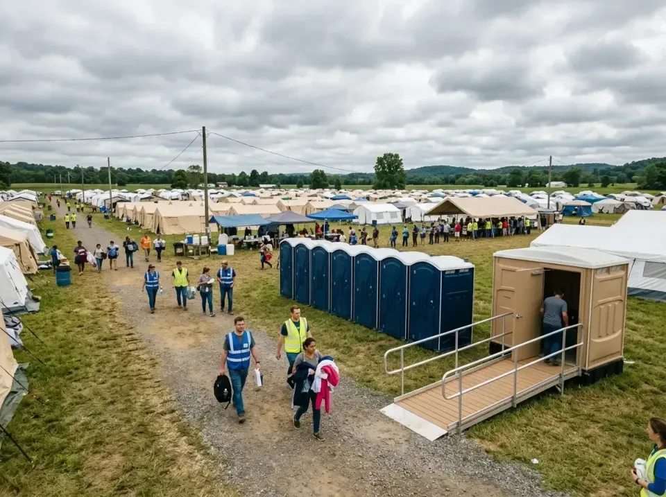 disaster-relief-camp-restrooms-010 — frequently asked questions, Dumpster & Portable Bathrooms Rental in Fort Rucker, AL